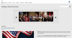Desktop Screenshot of ealingchoralsociety.org.uk